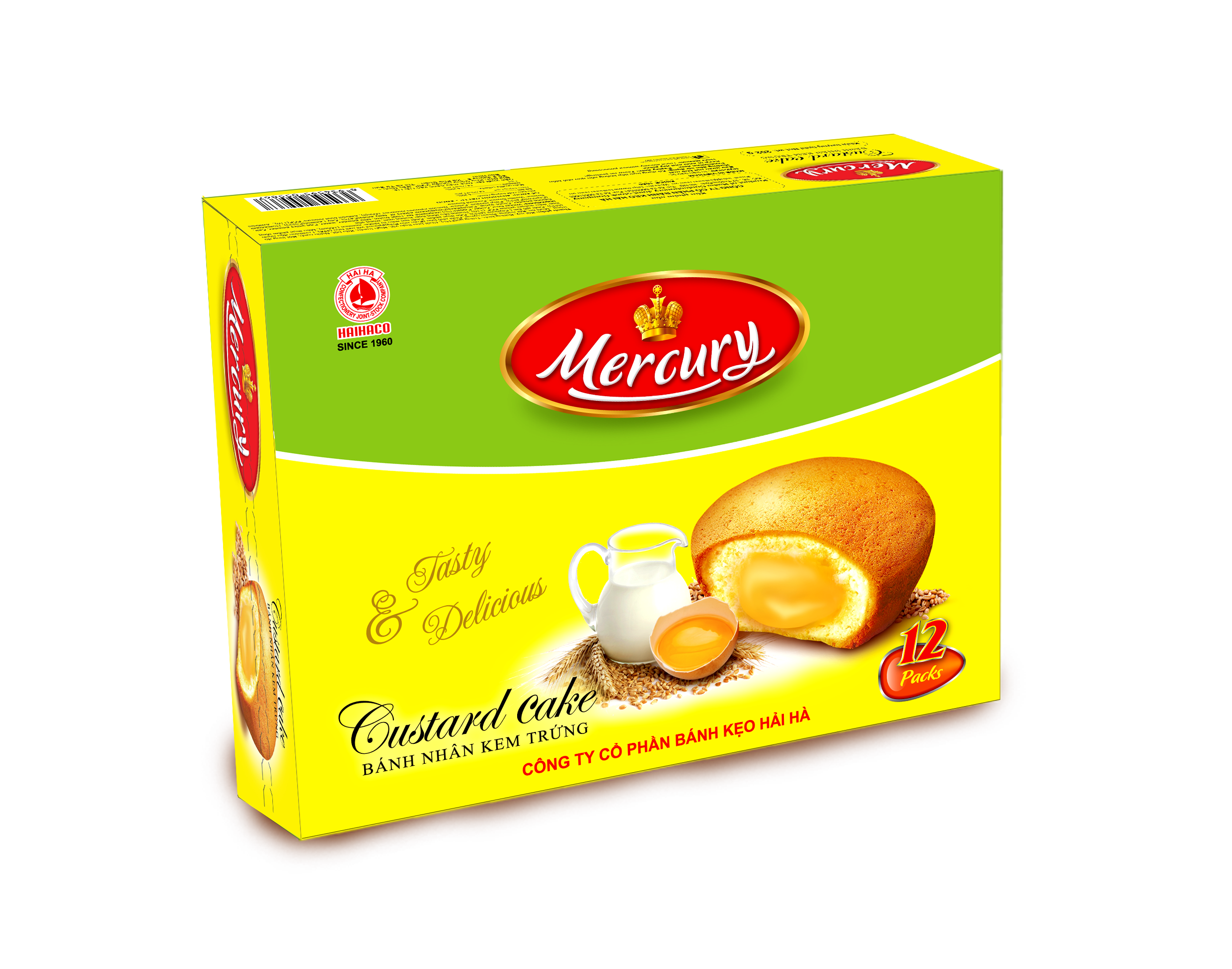 Bánh trứng mercury 252g