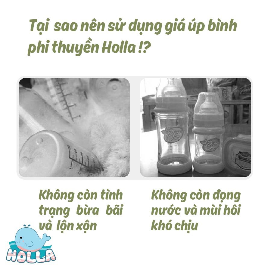 Tại sao nên sử dụng giá úp bình phi thuyền Holla