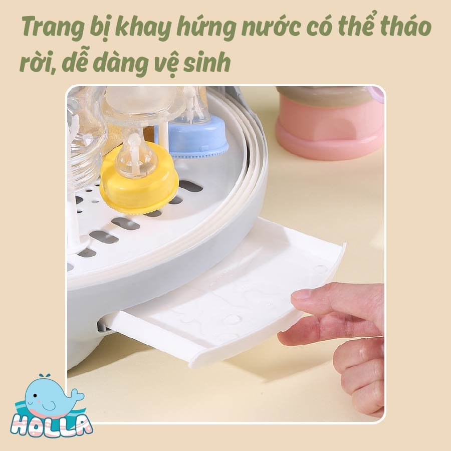 Khau hứng nước dễ vệ sinh