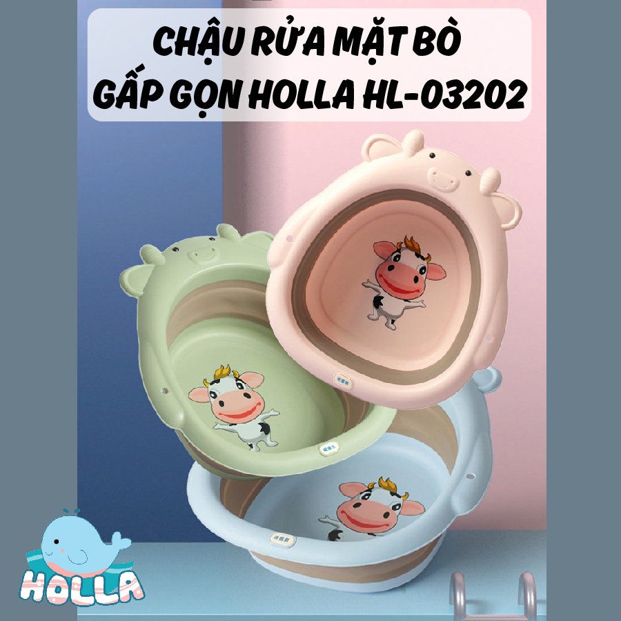 Chẩu rửa mặt con bò gấp gọn