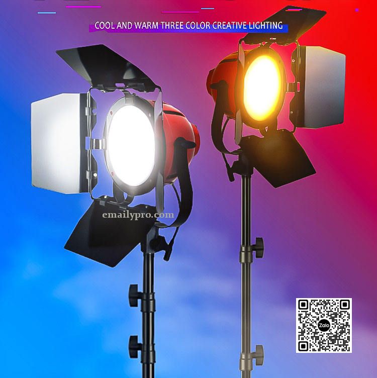 ĐÈN SPOTLIGHT QUAY PHIM LED 100W RED