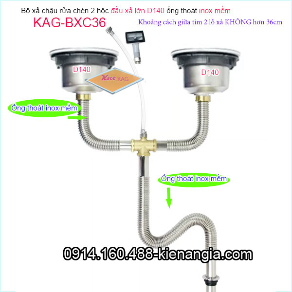 KAG-BXC36-Bo-xa-Chau-rua-chen-2-hoc-lon-D140-Ong-inox-mem-KAG-BXC36