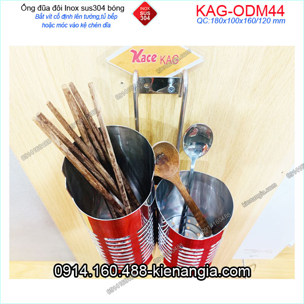KAG-ODM44-ong-dua-doi-tron-inox-sus304-bong-gan-tuong-KAG-ODM44