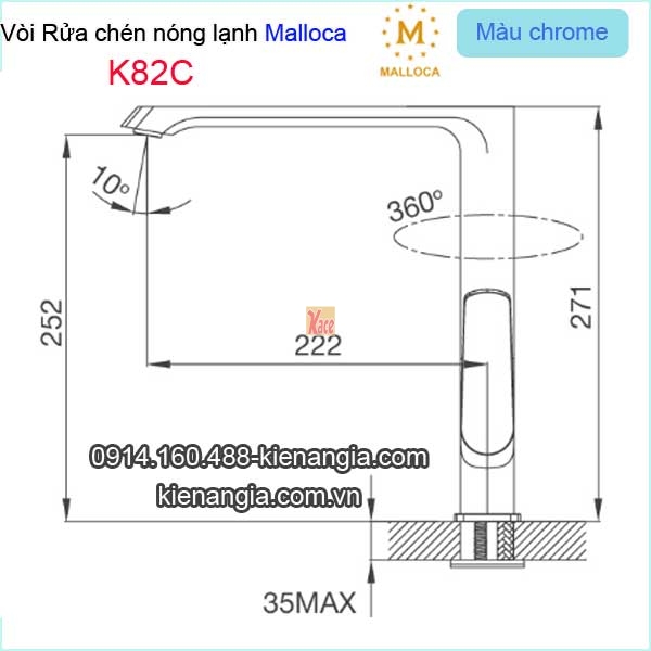 Voi-chau-rua-chen-voi-bep-nong-lanh-Malloca-K82C-TSKT