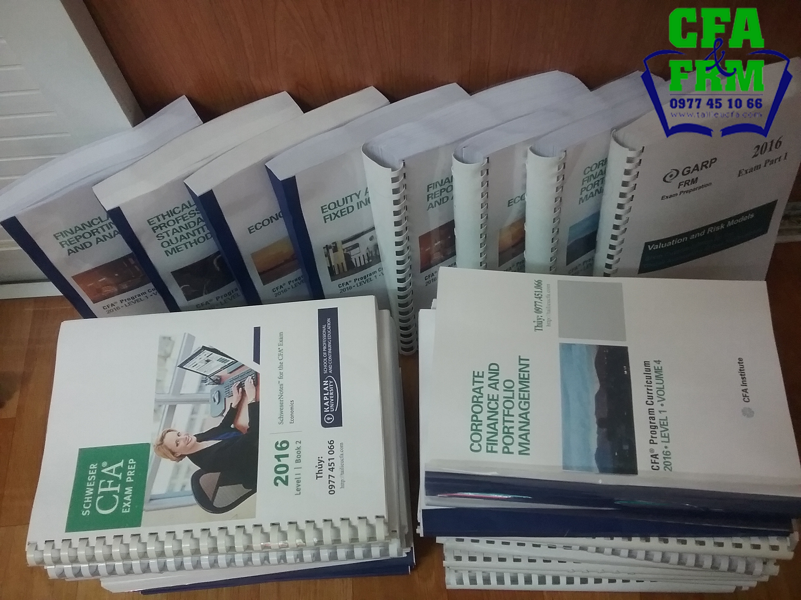Sách CFA Curriculum gáy thường + xoắn