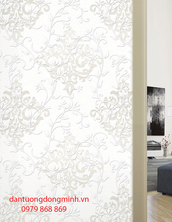 Phối cảnh giấy dán tường hàn quốc living 70129 -1