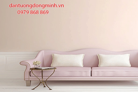 Phối cảnh giấy dán tường phòng khách-HER2020