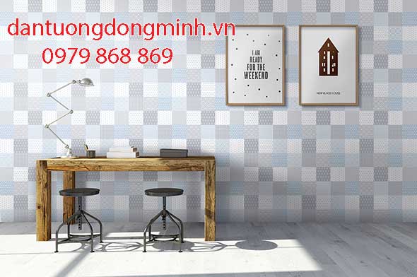Phối cảnh giấy dán tường Hàn Quốc-Q-PID5030