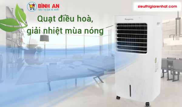 Làm mát và sạch không khí với quạt điều hòa làm mát không khí