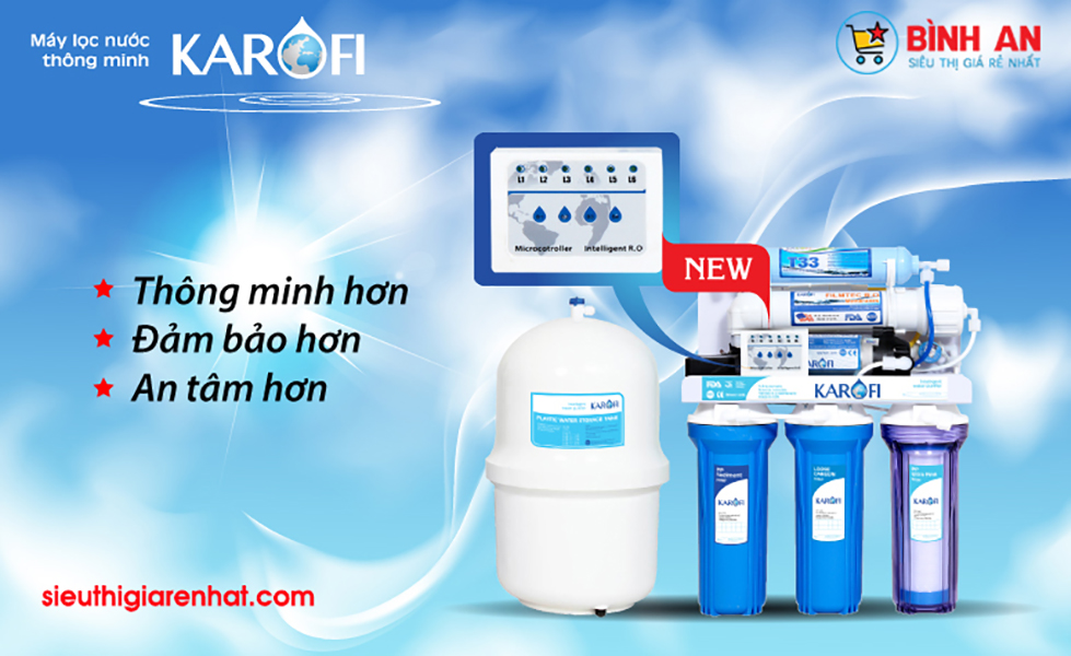 Hướng dẫn sử dụng máy lọc nước Karofi lần đầu tốt nhất