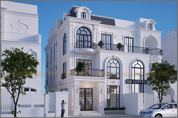 Thiết kế biệt thự tân cổ điển trọn gói Hà nội sh2018