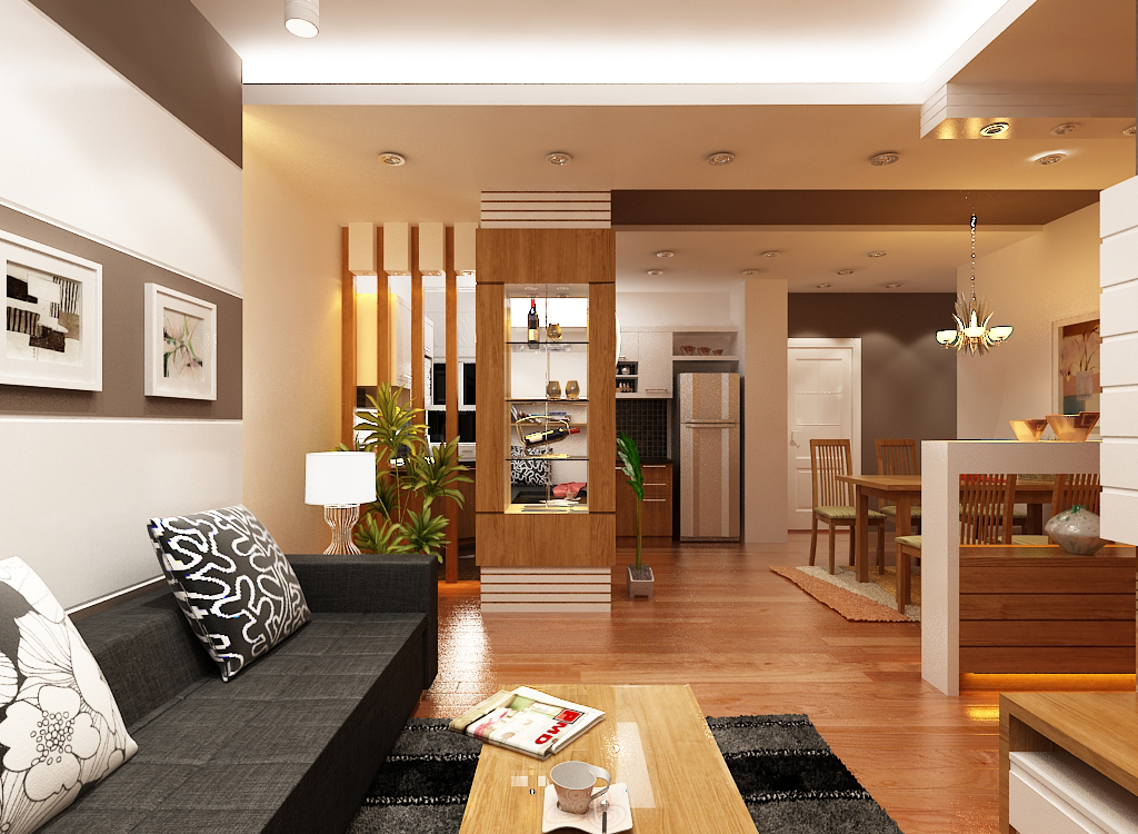 SỰ KẾT HỢP ĐỒ GỖ TRONG KHÔNG GIAN NỘI THẤT