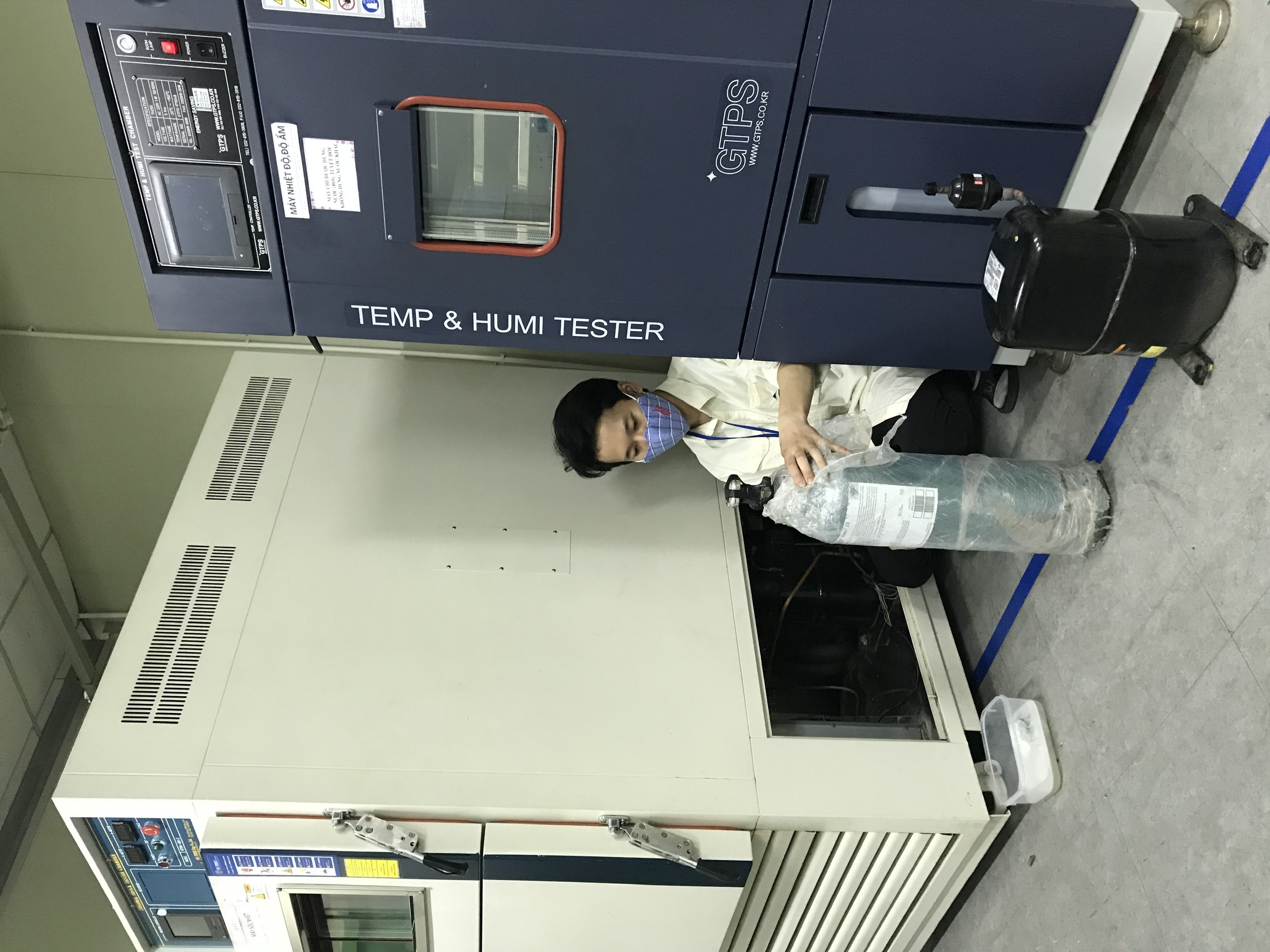 sửa chữa - nạp gas máy Sốc nhiệt tại KCN Yên Phong-BN