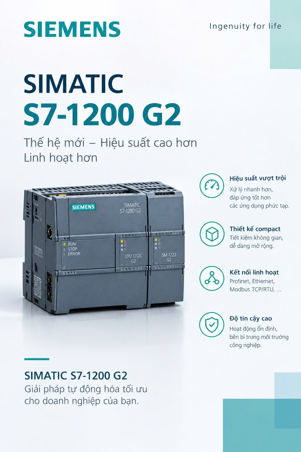 TỔNG QUAN SIMATIC S7-1200 G2 SIEMENS