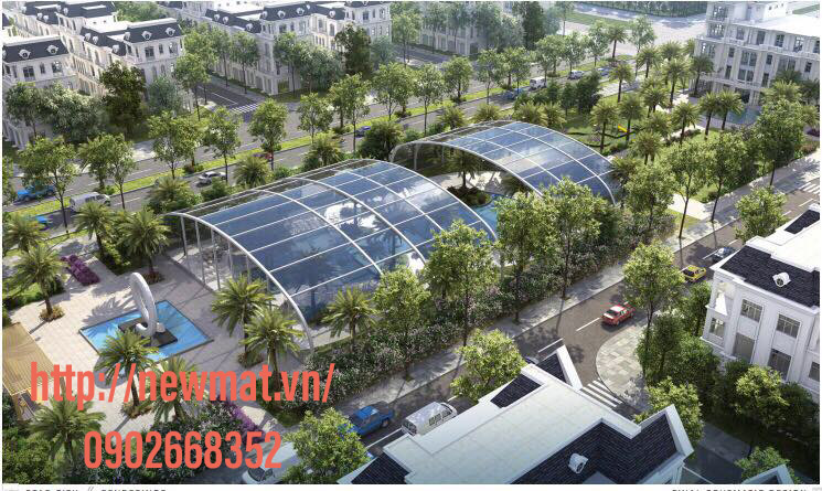 Hoàn thành hạng mục mái che bể bơi VinCom Thanh Hóa
