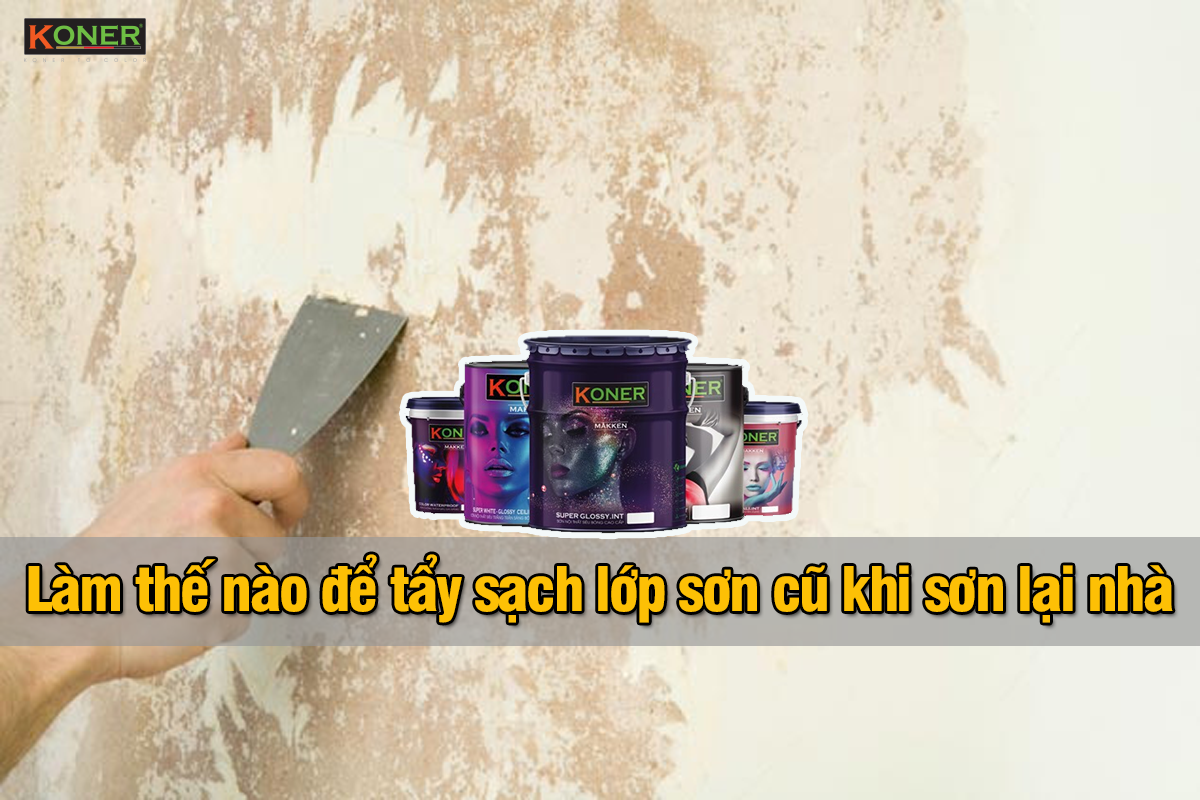 CÁCH TẨY SƠN TRÊN BỀ MẶT CŨ?