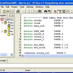 Phần mềm lập trình và sửa code của VXL họ AVR