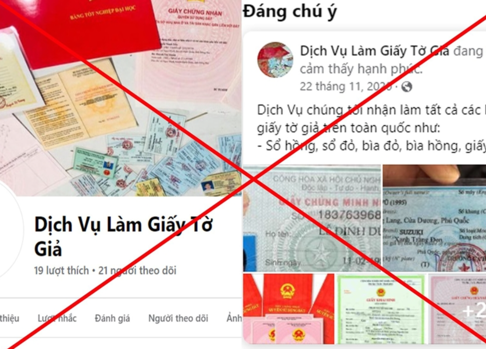 Người có hành vi nhờ người khác làm giả giấy tờ đi đường, sau đó sử dụng giấy tờ giả này để thực hiện hành vi trái pháp luật: Bị cáo phạm tội gì?