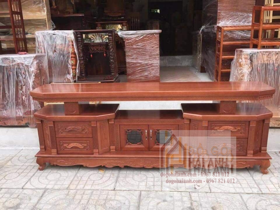 Không thể rời mắt những mẫu kệ tivi phòng khách đẹp tại Đồ gỗ Hải Anh