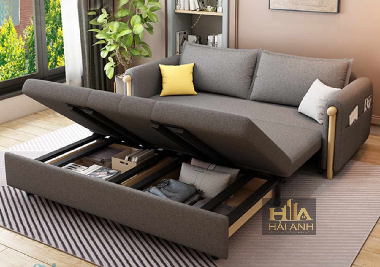 Sofa giường cao cấp, gấp gọn thông minh, hàng nhập khẩu