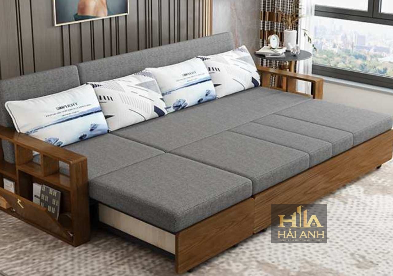 50+ Mẫu ghế giường sofa gỗ thông minh, hiện đại