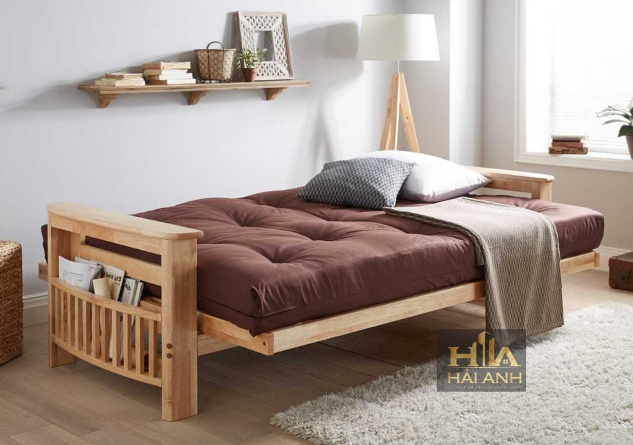 Top 5 Sofa Giường Ngủ Bằng Gỗ Thông Minh, Gấp Gọn Tiện Lợi