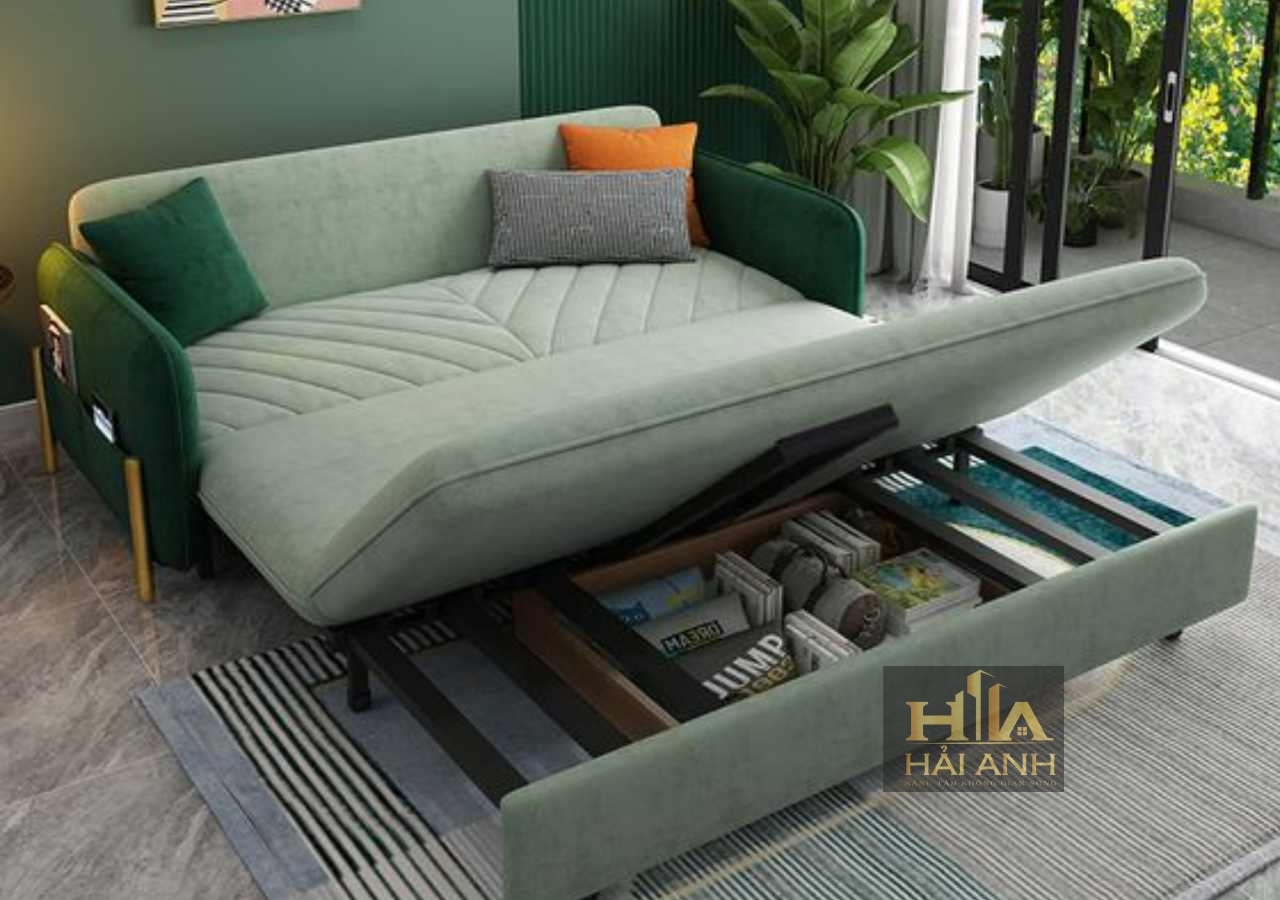 Sofa Bed Gỗ Thông Minh Đa Năng Gấp Gọn Tiện Lợi