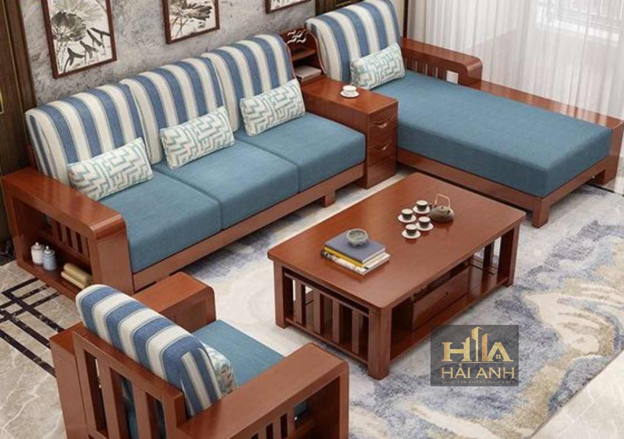 7 Mẫu Bàn Ghế Sofa Gỗ Mới Nhất Dành Cho Phòng Khách