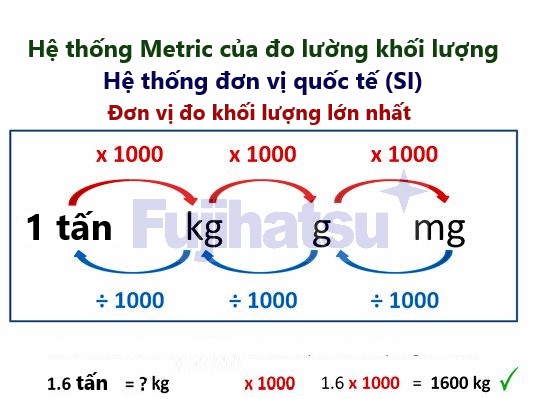 Đơn vị đo khối lượng lớn nhất