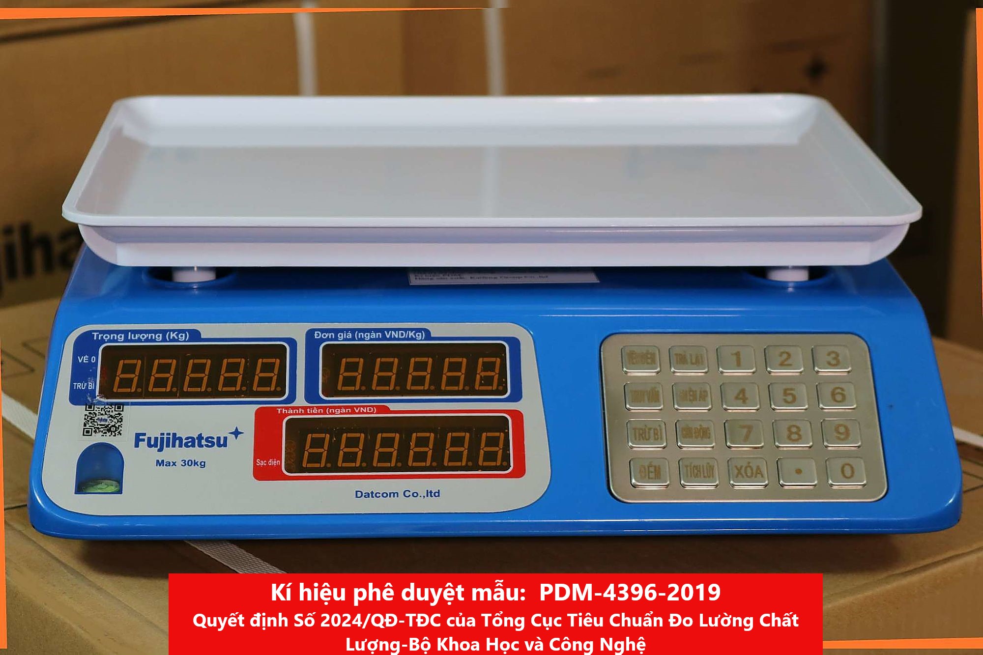 Hướng dẫn sử dụng cân điện tử Fujihatsu model FTC-01