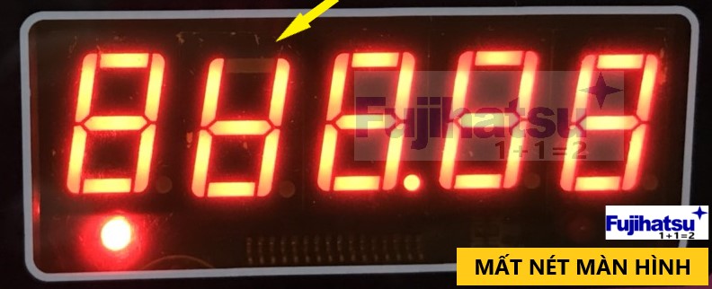 CÁCH SỬA LỖI MẤT NÉT CỦA MÀN HÌNH CÂN ĐIỆN TỬ