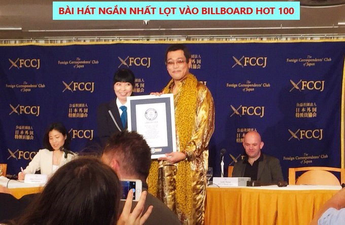 BÀI HÁT NGẮN NHẤT LỌT VÀO BILLBOARD HOT 100 - THEO SÁCH KỶ LỤC GUINNESS