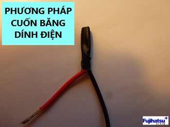 Nối dây điện bên trong cân điện tử bằng phương pháp cuốn băng dính điện