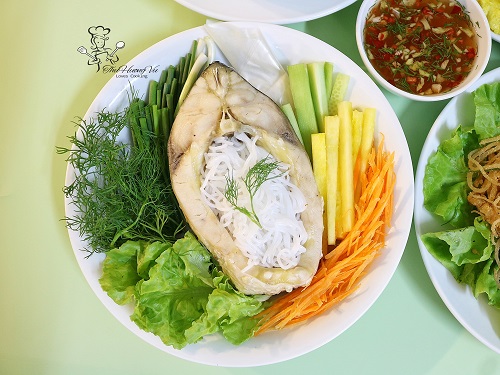 CÁ HẤP BIA CUỐN BÁNH TRÁNG