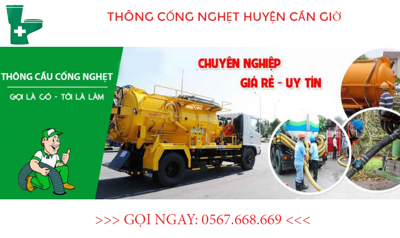 [Chỉ từ 100k] Thông cống nghẹt huyện Cần Giờ uy tín, rẻ nhất TPHCM