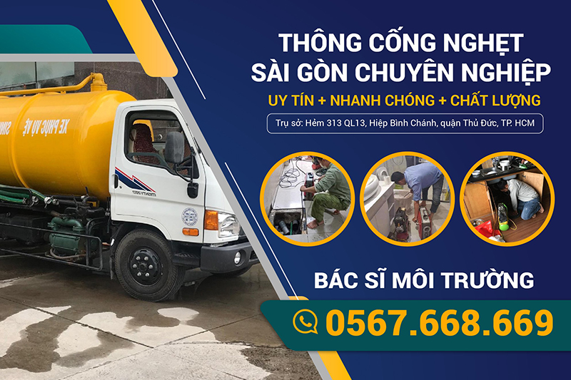 Bảng giá thông cống nghẹt tại TPHCM uy tín, giá rẻ nhất 2021