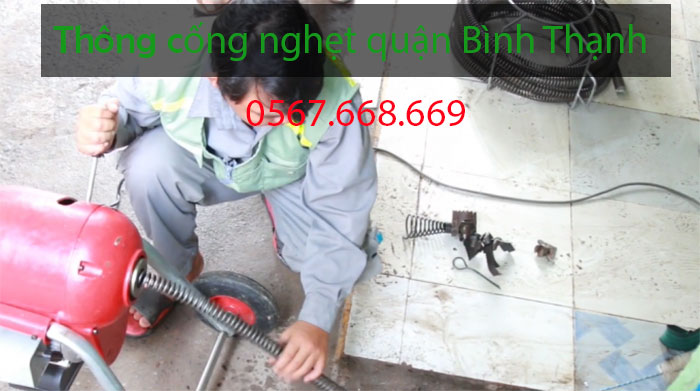 Đơn vị thông cống nghẹt quận Bình Thạnh uy tín, giá rẻ