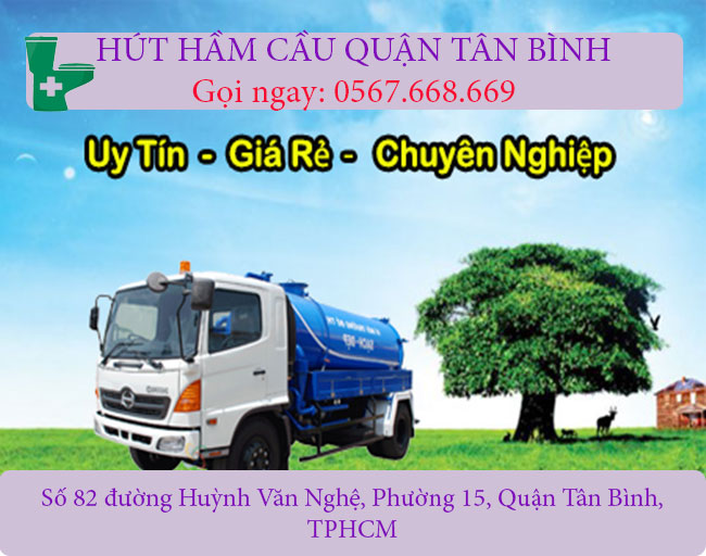Hút hầm cầu quận Tân Bình giá rẻ, Bảo Hành 3 năm [0567.668.669]