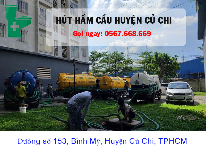 Hút hầm cầu huyện Củ Chi giá rẻ, bảo hành 3 năm [0567.668.669]
