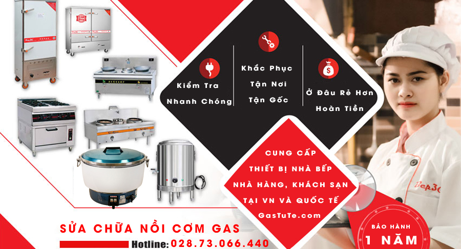 Chuyên sửa chữa các loại nồi cơm gas