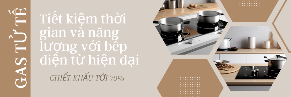 Tiết kiệm thời gian và năng lượng với bếp điện từ hiện đại