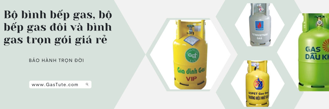 Bộ bình bếp gas, bộ bếp gas đôi và bình gas trọn gói giá rẻ