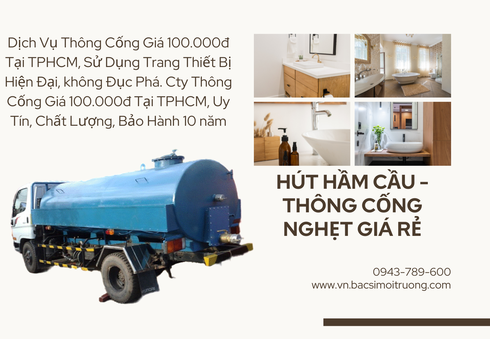 Giải quyết triệt để tình trạng nghẹt tắc cống