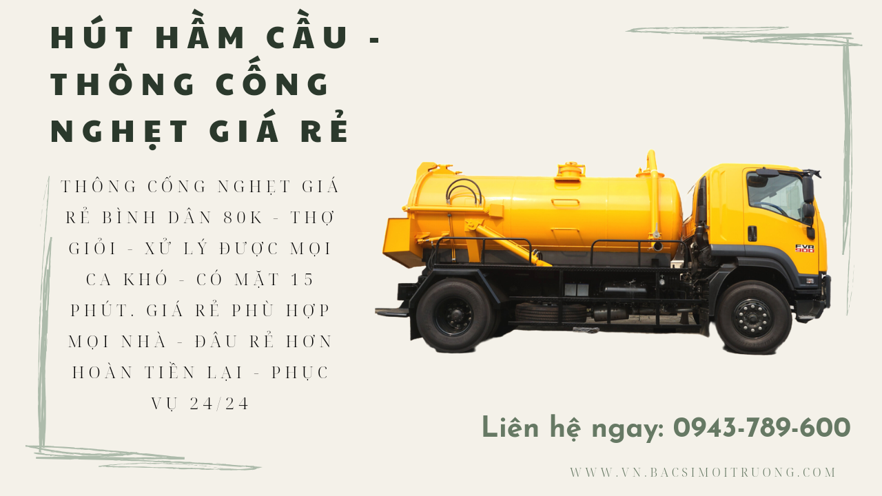 Giải Quyết Vấn Đề Hầm Cầu Nghẹt: Bảo Vệ Môi Trường và Sức Khỏe