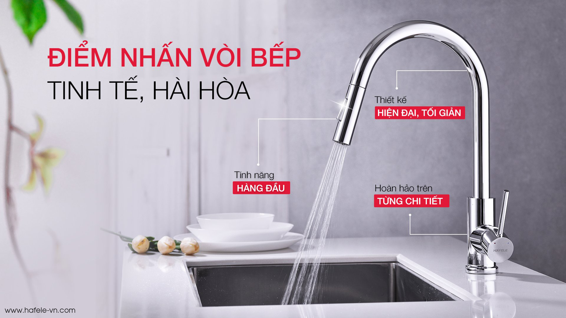 Bộ Sưu Tập Vòi Rửa Chén Hafele 2021