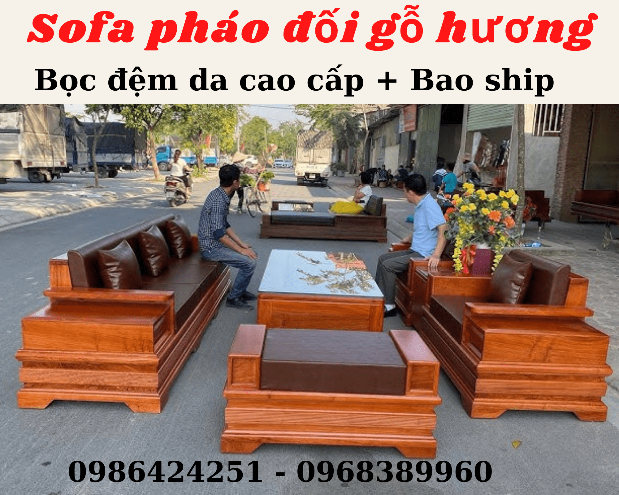 Bàn Ghế Sofa Gỗ phòng khách giá Rẻ  - Đẹp - Hiện Đại - Sang Trọng