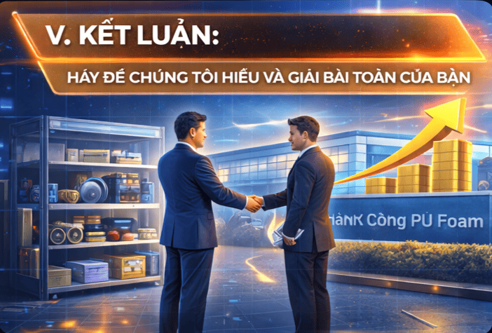 Thành Công PU Foam: Thấu Hiểu Bài Toán Đầu Tư Và Đồng Hành Cùng Doanh Nghiệp Bạn