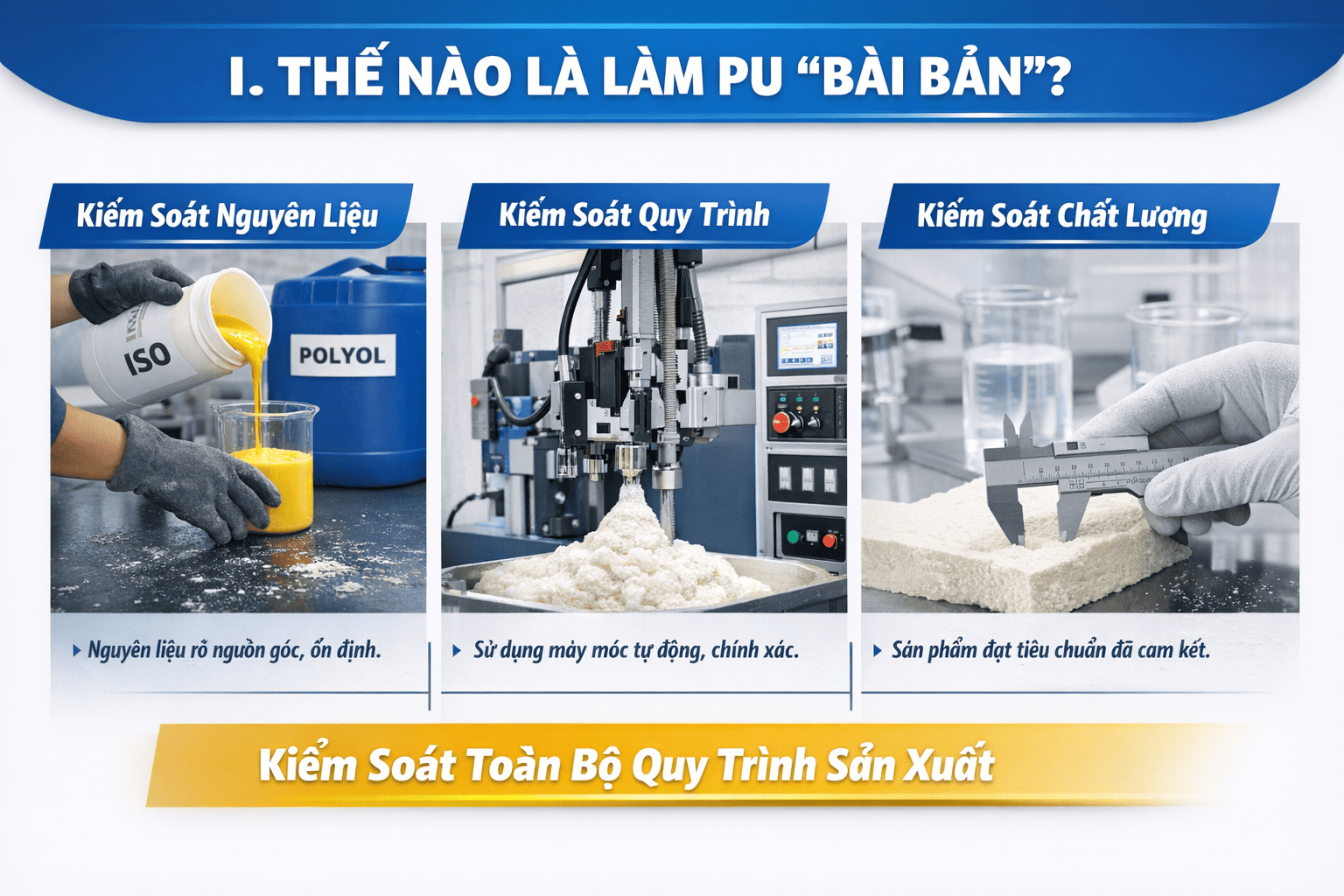 Khi Bạn Sẵn Sàng Làm PU Bài Bản – Hãy Để Thành Công PU Foam Đồng Hành