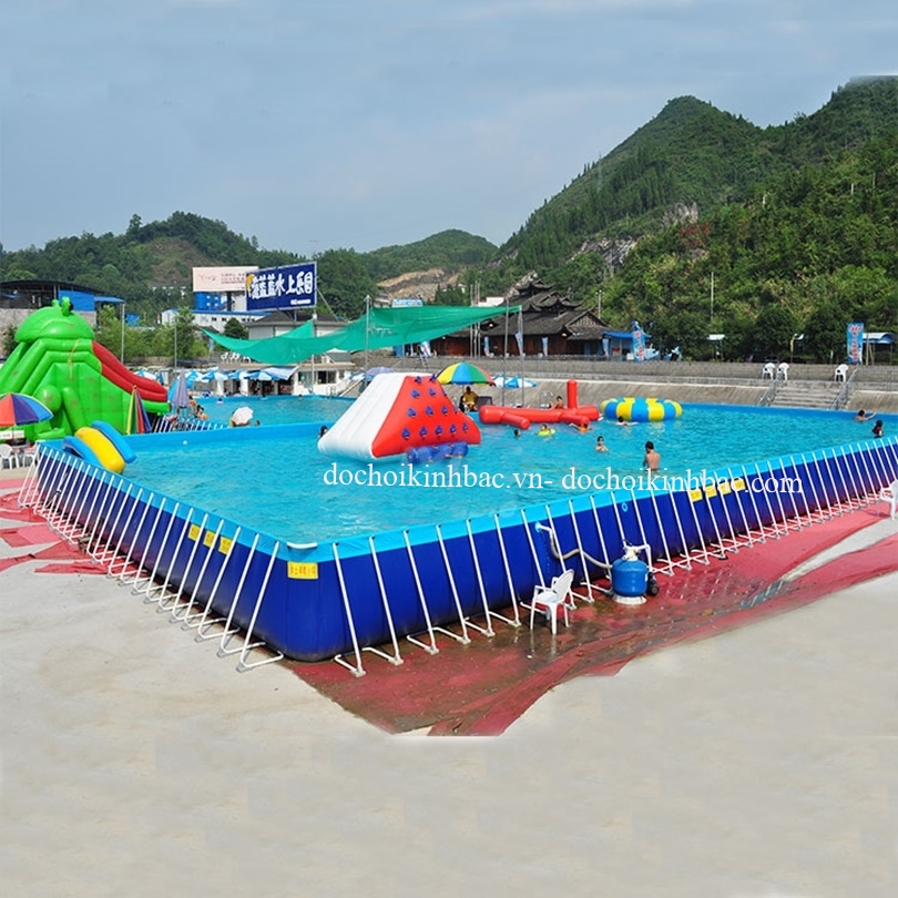 Phao hơi Kinh bắc cung cấp bể bơi di động tại Bình sơn, huyện Anh sơn, Nghệ an
