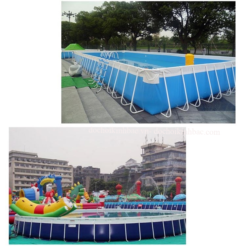Phao hơi Kinh bắc cung cấp bể bơi di động tại Hội sơn, huyện Anh sơn, Nghệ an